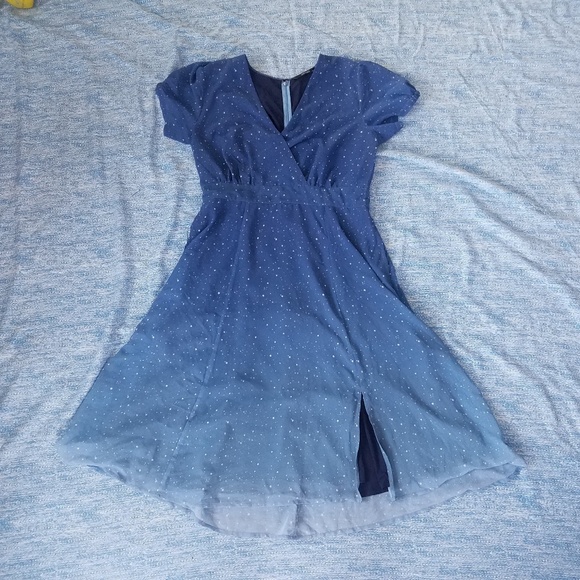eshakti Dresses & Skirts - Blue ombre star-print dress by Eshakti